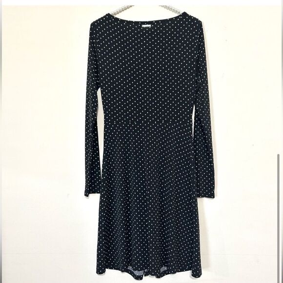 MICHAEL Michael Kors Black Twist Front Star Print Dress SIZE SMALL - Picture 5 of 5